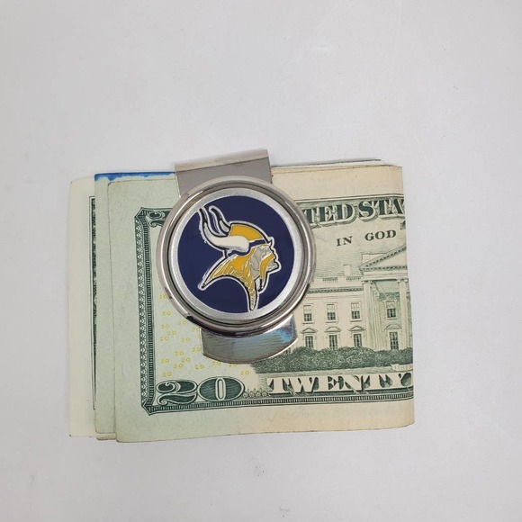 NEW NFL Los Angeles Rams Round Logo Money Clip MB7 - Picture 3 of 3